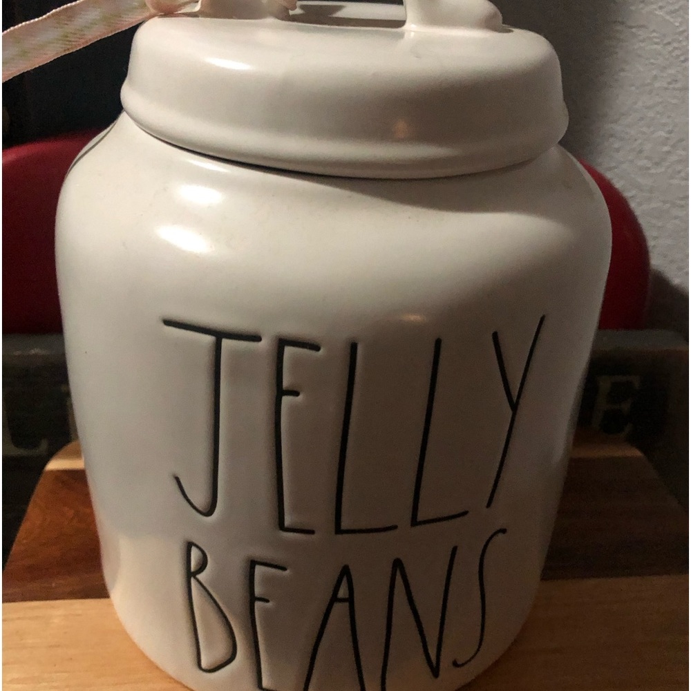 Rae Dunn Jelly Beans canister